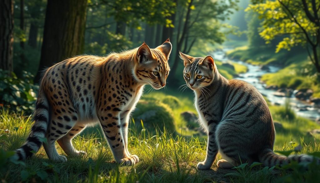 bobcat and domestic cat mix