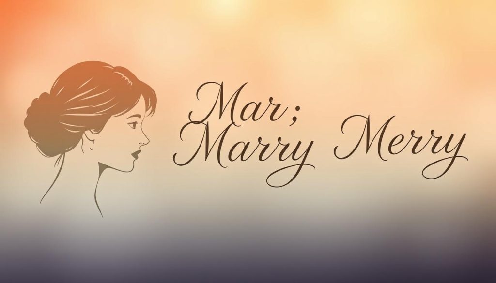 Mary, Marry, Merry difference