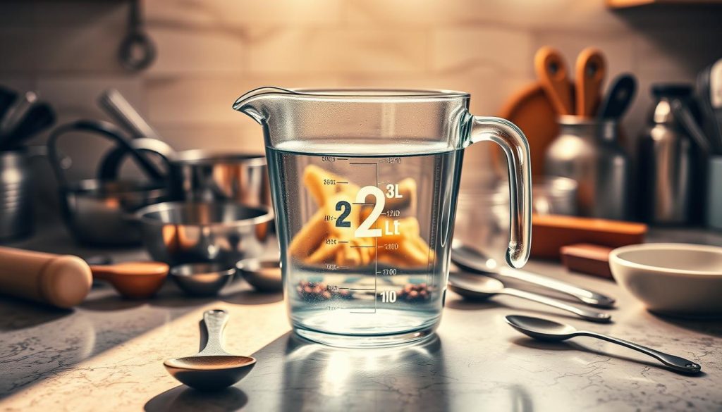 cups in 2 liters of water
