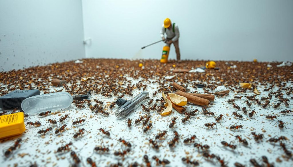 get rid of ants