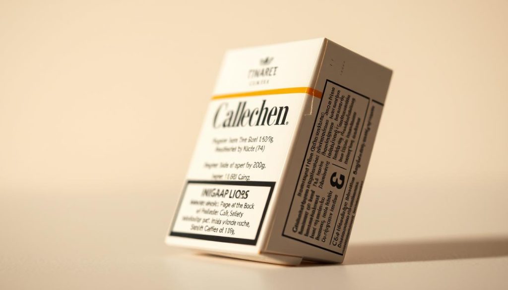 packs in a cigarette box