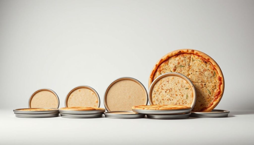 pizza size diameters