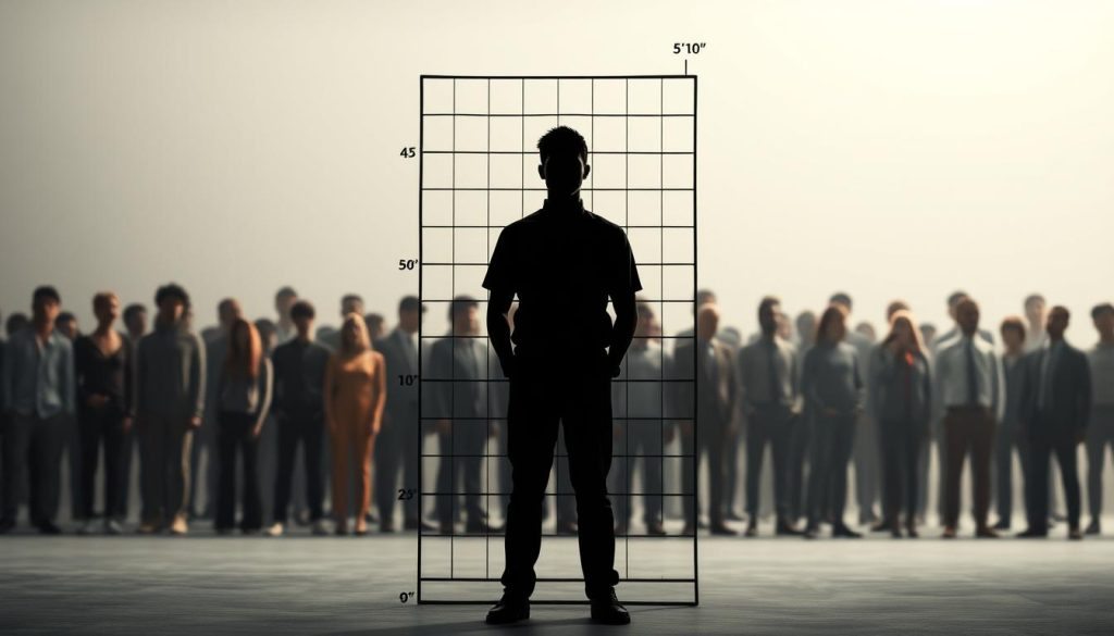 5'10" average height perception