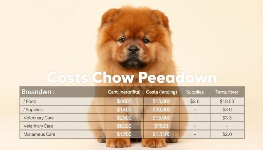 Chow Chow cost and lifespan