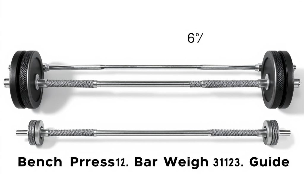 bench press bar weight