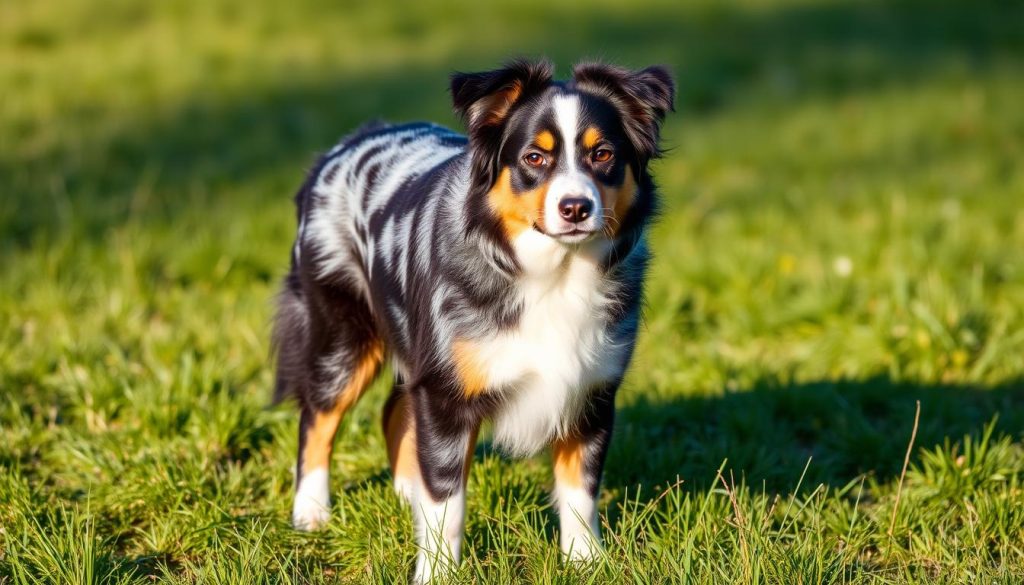 full-grown miniature Australian Shepherd