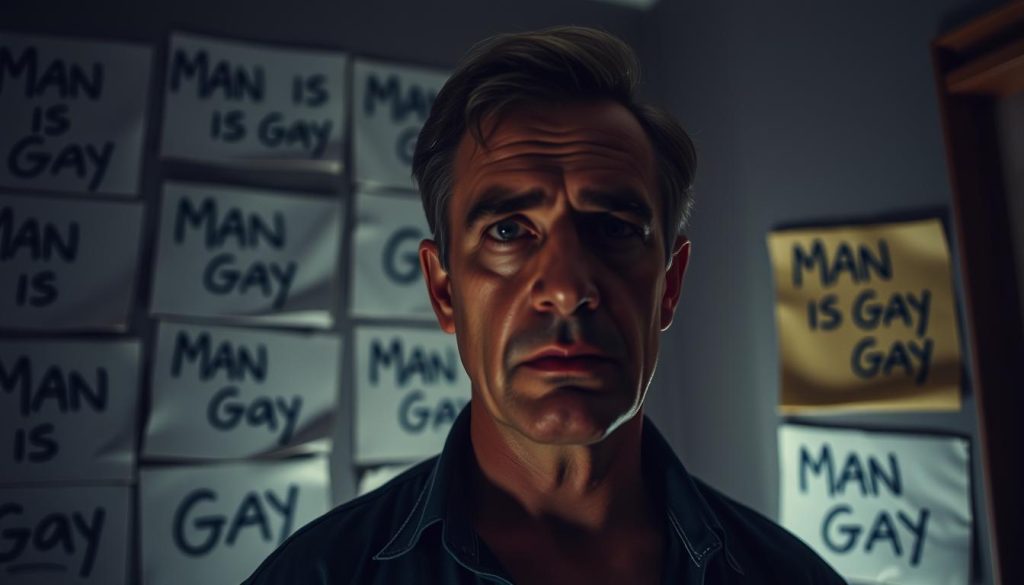 man is gay signs