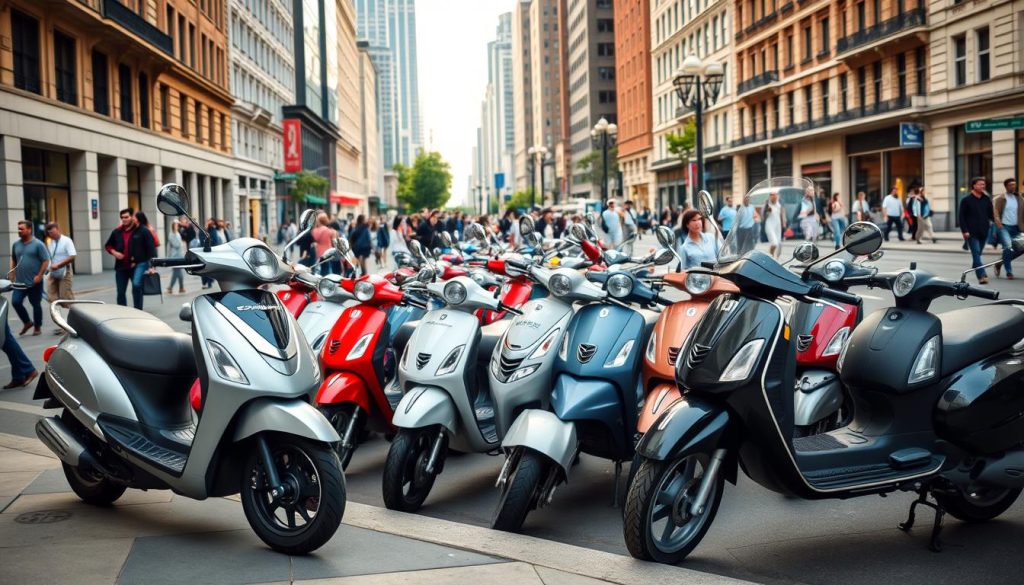 motor scooters vs Vespas