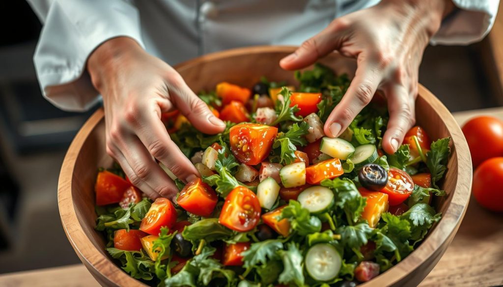 toss salad meaning