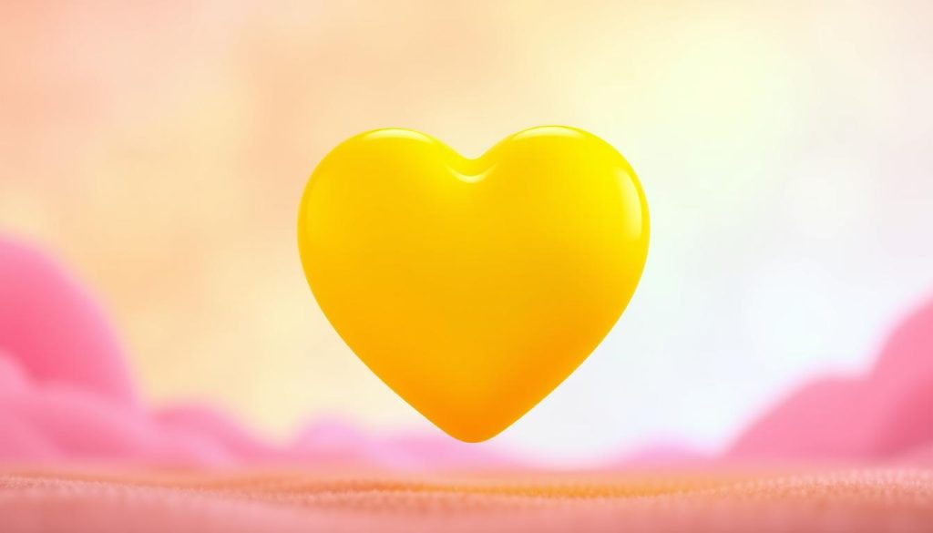 yellow heart emoji Snapchat