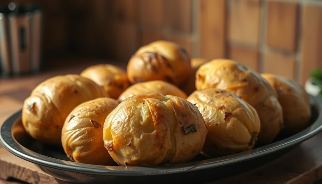 baking whole potatoes