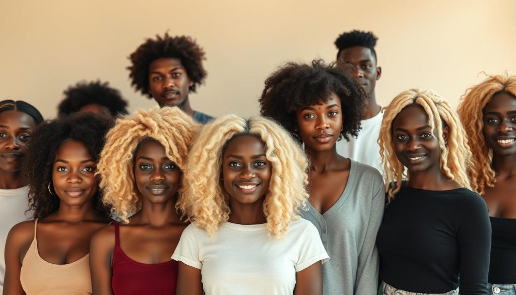 black people with blonde hair