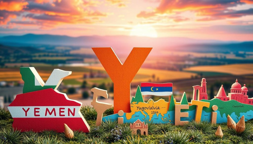 countries starting with Y