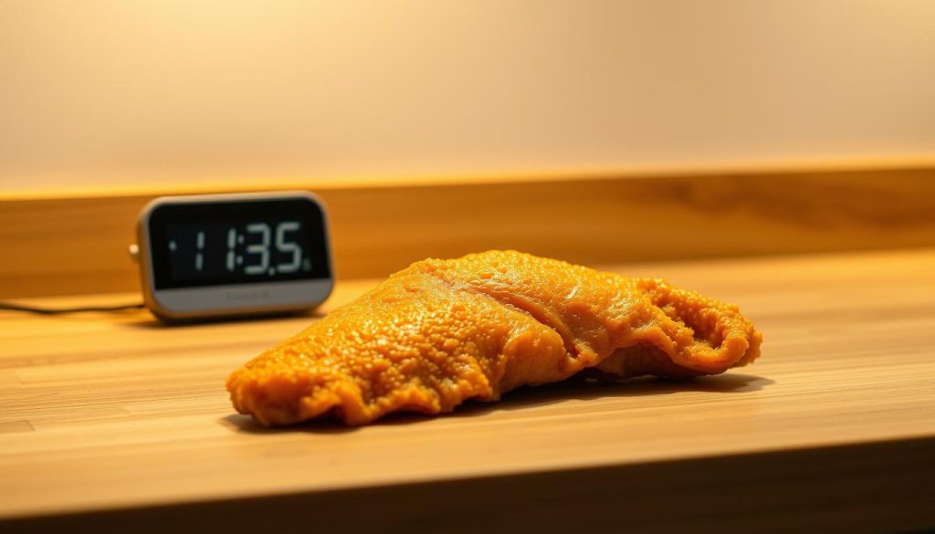 frying chicken time
