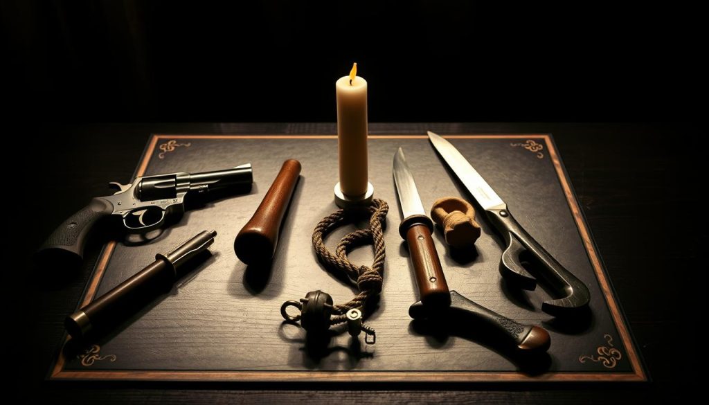original Clue weapons