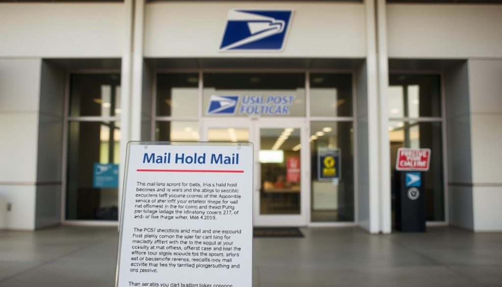 post office holding mail