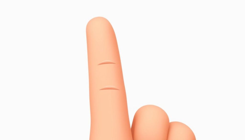 two-finger touching emoji meaning